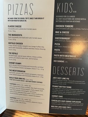 Menu photo 1 Not Your Average Joe's - Nashua Nashua, NH