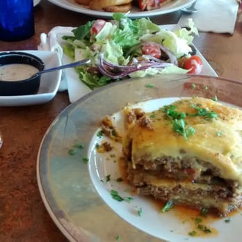 I-84 Diner - Musakka with side salad :) yummm - Diners Near Me - Fishkill, New York