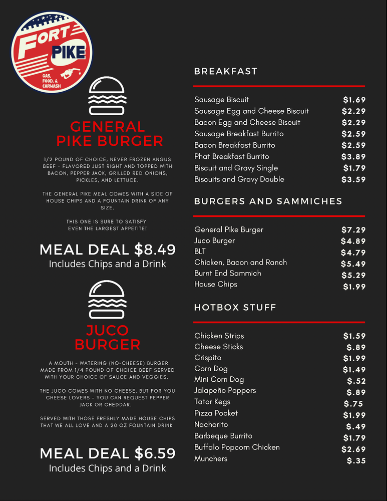 FORT PIKE GENERAL STORE Updated June 2024 101 N Fort Pike St