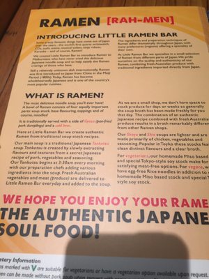 Menu photo 1 Little Ramen Bar Melbourne, VIC Menu photo 1 Little Ramen Bar Melbourne, VIC