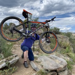 Alpenglow Bike And Ski - Sometimes even I get to ride and ski.