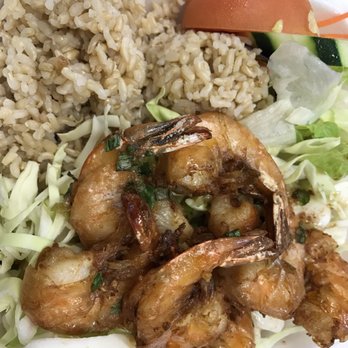 Hula Wok BBQ - Healthy garlic shrimp. Overcooked and not deveined. - Chinese Near Me - San Ramon, California Hula Wok BBQ - Healthy garlic shrimp. Overcooked and not deveined. - Chinese Near Me - San Ramon, California