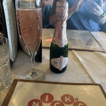 Nick's Seafood Restaurant - Rose sparkling wine - Seafood Near Me - Pacifica, California Nick's Seafood Restaurant - Rose sparkling wine - Seafood Near Me - Pacifica, California