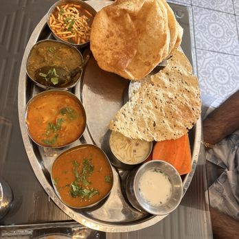 Kesar’s-An Indian Thali - Gujrati Thali(Swaminarayan) - Indian Near Me - Edison, New Jersey