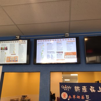 Quickly - Menu board - Bubble Tea Near Me - Pinole, California Quickly - Menu board - Bubble Tea Near Me - Pinole, California