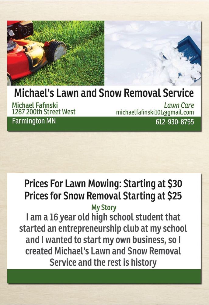 MICHAEL’S LAWN AND SNOW REMOVAL SERVICE Updated July 2024 1287