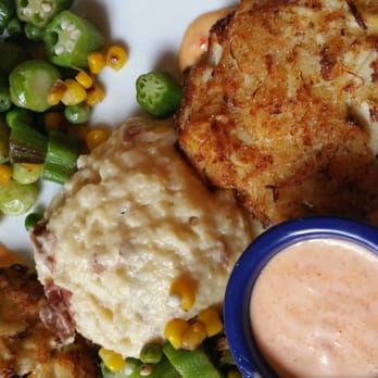 Reynolds Tavern - This was my crab cake dinner. - Tea Rooms Near Me - Annapolis, Maryland Reynolds Tavern - This was my crab cake dinner. - Tea Rooms Near Me - Annapolis, Maryland