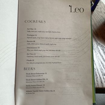 Leo Restaurant - Wine Bars Near Me - Philadelphia, Pennsylvania Leo Restaurant - Wine Bars Near Me - Philadelphia, Pennsylvania