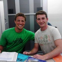 Library West, Smathers Libraries - Not a bad place to study when your directly sitting across from two cute guys! lol