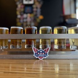 All-American Brew Works - Taster flight