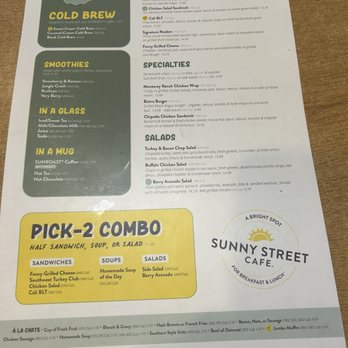 Sunny Street Cafe - Menu - Breakfast & Brunch Near Me - Grove City, Ohio Sunny Street Cafe - Menu - Breakfast & Brunch Near Me - Grove City, Ohio