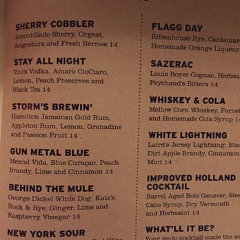 Porchlight - Cocktail list - Cocktail Bars Near Me - New York, New York Porchlight - Cocktail list - Cocktail Bars Near Me - New York, New York