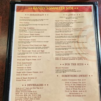 Randy's Southside Diner - Randy's Smaller Size - Breakfast & Brunch Near Me - Clifton, Colorado