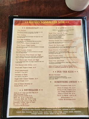 Menu photo 3 Randy's Southside Diner Clifton, CO