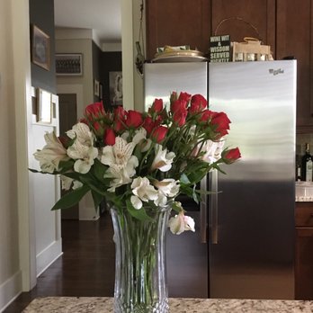 Honeysuckle Florist - My 100$ Anniversary Roses and that's my own vase theirs kept tipping over - Florists Near Me - Jasper, Georgia Honeysuckle Florist - My 100$ Anniversary Roses and that's my own vase theirs kept tipping over - Florists Near Me - Jasper, Georgia