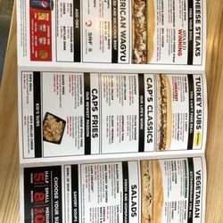 Capriotti's Sandwich Shop - Menu