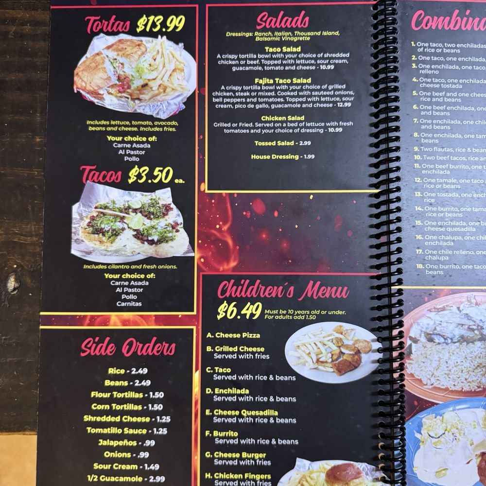 Los Parrilleros - Menu - Mexican Near Me