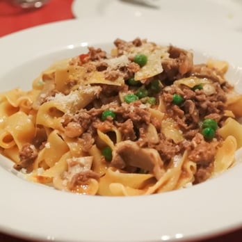 Terroni - Pappardelle alla Iosa (homemade spicy sausage, button & oyster mushrooms, peas, parmigiano, extra-virgin olive oil) - $18 - Italian Near Me - Toronto, Ontario