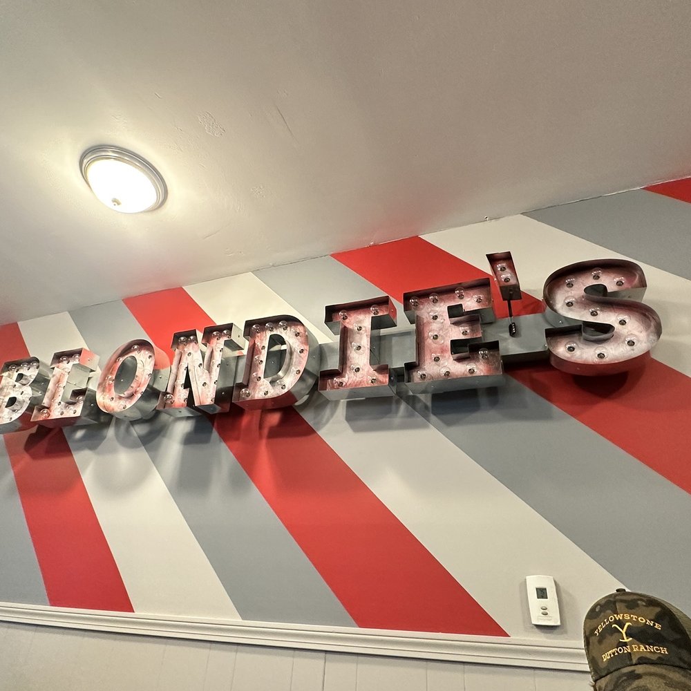 Blondies Country Diner - a sign that says blondes - Breakfast & Brunch Near Me - Chaplin, Connecticut