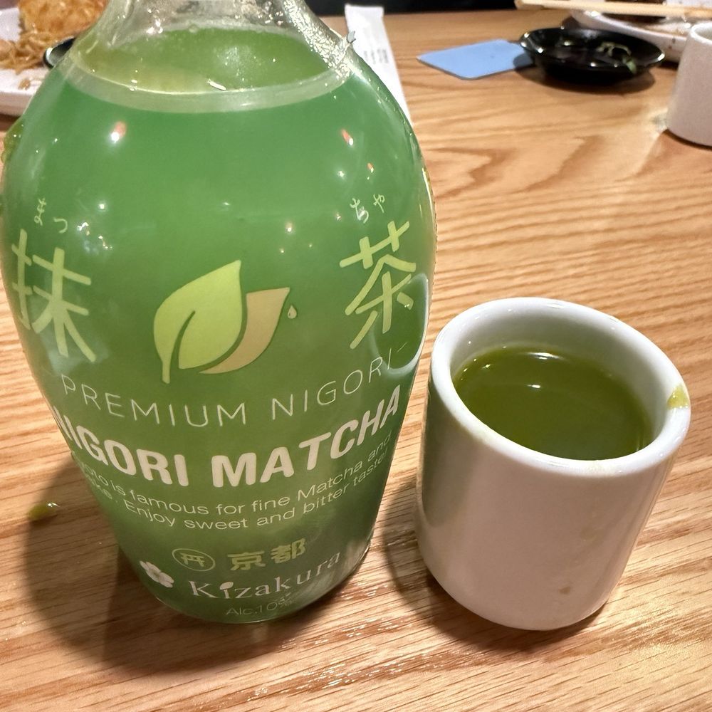 Sushi Roka Bar & Grill - Matcha Nigori - Beer Bar Near Me - Poway, California Sushi Roka Bar & Grill - Matcha Nigori - Beer Bar Near Me - Poway, California