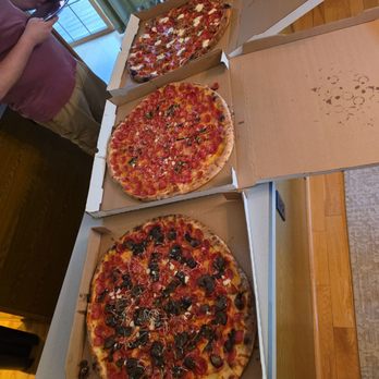 Two Sons Pizza - All three pizzas mentioned in the review - Pizza Near Me - Traverse City, Michigan