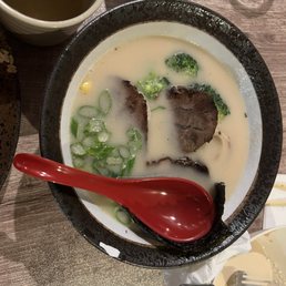 Ramen with beef shank, beef was very tender, great shoyu flavor Ramen with beef shank, beef was very tender, great shoyu flavor