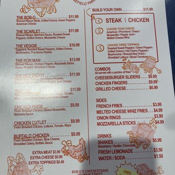 Bob-O's Cheesesteaks - Menu - Cheesesteaks Near Me - Ridgefield Park, New Jersey Bob-O's Cheesesteaks - Menu - Cheesesteaks Near Me - Ridgefield Park, New Jersey