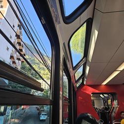 Cristo Redentor - Corcovado - Train ready to ascend