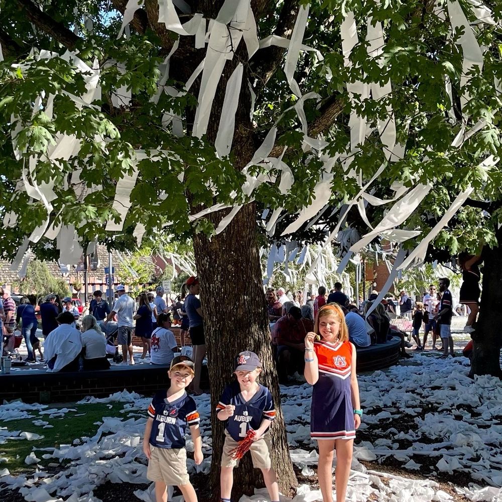 Jordan-Hare Stadium - Toomer's corner tree rolling - Stadiums & Arenas Near Me - Auburn, Alabama