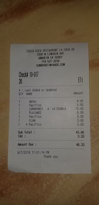 Costa Rica Restaurant by null