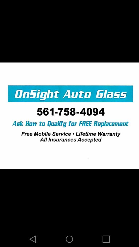 ONSIGHT AUTO GLASS Updated September 2024 West Palm Beach, Florida
