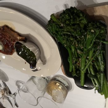 The Hamilton - Pork Chop with Broccolini - Seafood Near Me - Washington, DC, District of Columbia