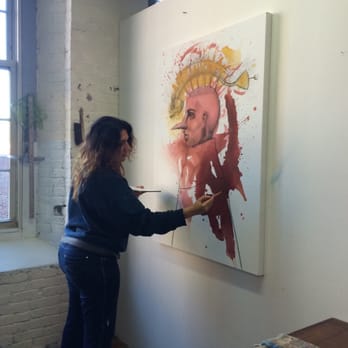 Alés & Lores Studio - Artist at work - Art Classes Near Me - Lowell, Massachusetts