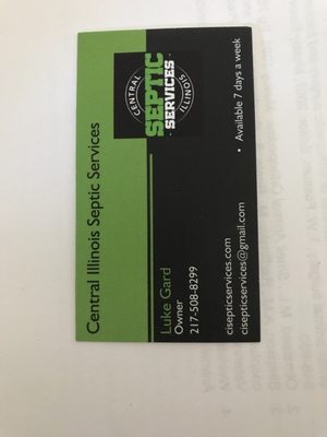 Central Illinois Septic Services Logo