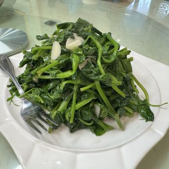 Chili Garden - The greens are very tough and overgrown. - Szechuan Near Me - Milpitas, California