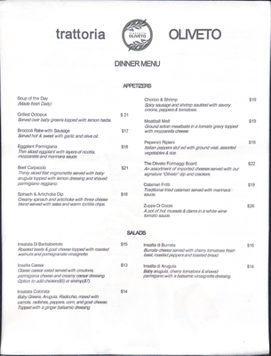 Menu photo 3 Trattoria Oliveto Staten Island, NY Menu photo 3 Trattoria Oliveto Staten Island, NY