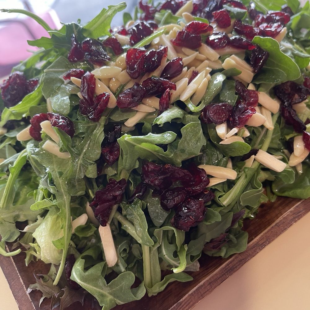 Arugula salad...so fresh & light! I was so impressed with the freshness of the greens! Arugula salad...so fresh & light! I was so impressed with the freshness of the greens!