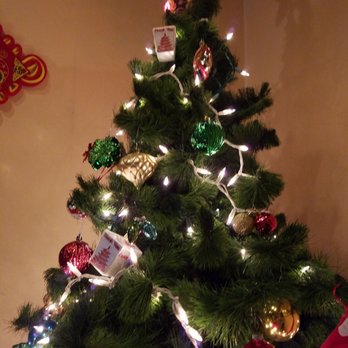 New Moon Restaurant - Chinese Christmas tree + Chinese carryout box oranments ! :) - Chinese Near Me - Macomb Twp, Michigan