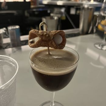 The Electric Jane - Espresso Martini with cannoli - Music Venues Near Me - Nashville, Tennessee The Electric Jane - Espresso Martini with cannoli - Music Venues Near Me - Nashville, Tennessee