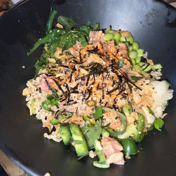 Shaka - Spicy salmon poke bowl - incredible - Asian Fusion Near Me - Pittsburgh, Pennsylvania