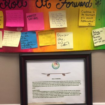 Hippies Brew - "Roll it forward" - very cool! - Coffee & Tea Near Me - Hayward, California