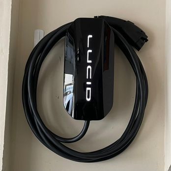 EV Charging Solutions - Lucid Home Charger - Electricians Near Me