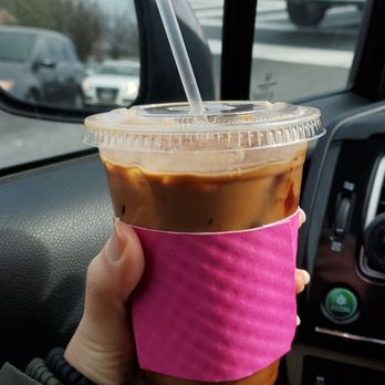 Barking Mad Cafe - Medium iced mocha with oat milk - Coffee & Tea Near Me - Gaithersburg, Maryland