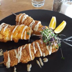 The Lookout - Prawn skewers