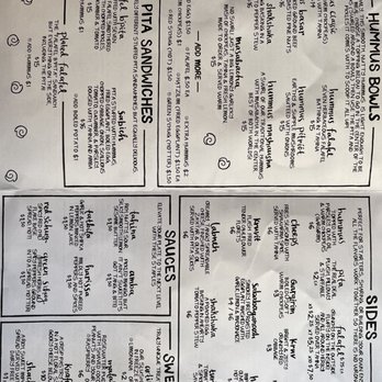 Aviv Hummus Bar - Menu - Falafel Near Me - Seattle, Washington