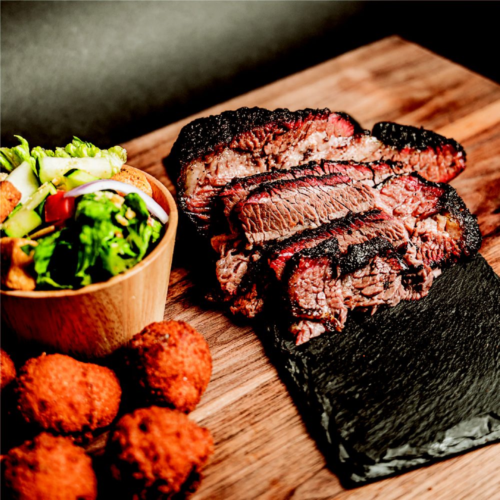 Food from R&R BBQ