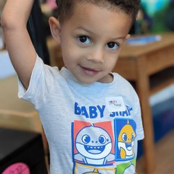 Children's Learning Adventure - Earned his "I voted" sticker!