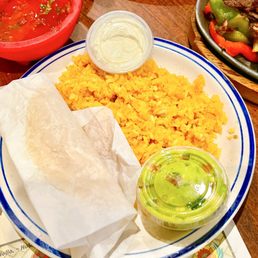 Rice and tortilla Rice and tortilla