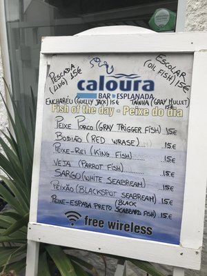 Menu photo 7 Bar Caloura Lagoa, 20 Menu photo 7 Bar Caloura Lagoa, 20