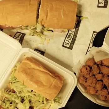NOLA Poboys - Fried Okra, Cold Big Easy (Roast Beef & Ham), Da Yat - Seafood Near Me - New Orleans, Louisiana NOLA Poboys - Fried Okra, Cold Big Easy (Roast Beef & Ham), Da Yat - Seafood Near Me - New Orleans, Louisiana